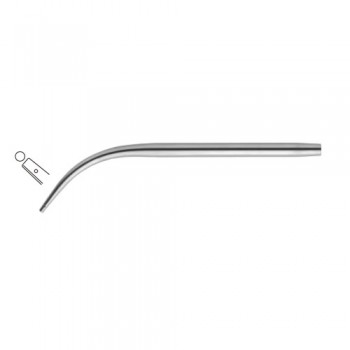 Suction Tube Stainless Steel, 14 cm - 5 1/2" Diameter 2.5 mm Ø